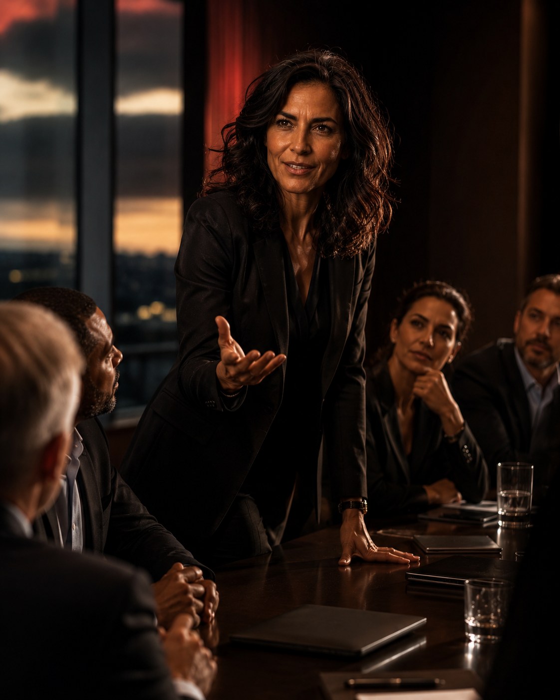 A woman leading from her full power
